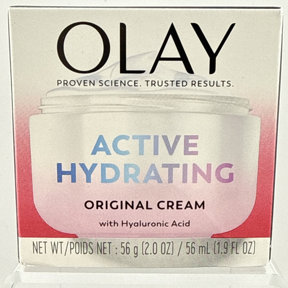 Olay Active Hydrating Original‎ Cream Formula Rich Oil-Free Moisturizer 2oz G